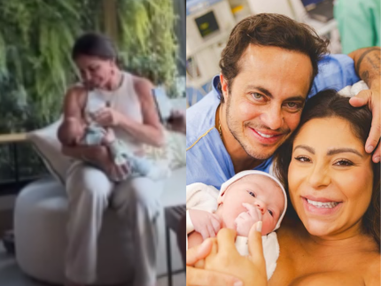 Coisa de vo Gretchen conhece mais novo filho de Thammy