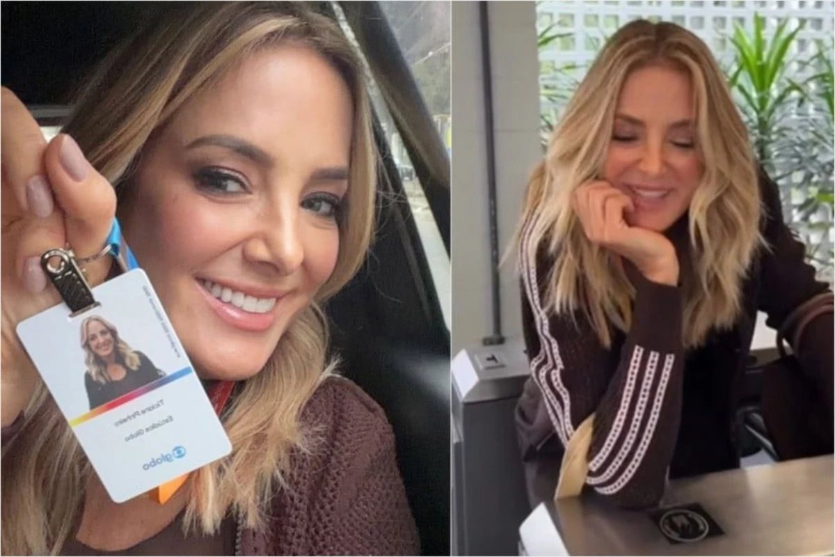 Contratada da Globo Ticiane Pinheiro ganha cracha mas e ‘barrada