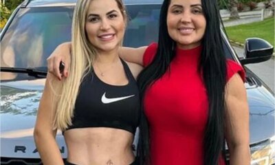 Daniele irma de Deolane Bezerra protesta contra a prisao da