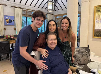 Dia do meu heroi filho de Faustao mostra momento em