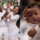 Dia emocionante Bento filho de Thiaguinho e Carol Peixinho e