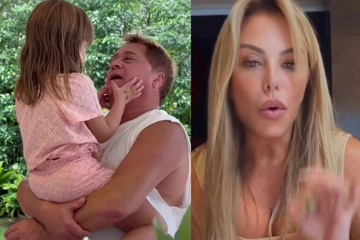 Dias apos faltar aniversario Leonardo faz post parabenizando a neta