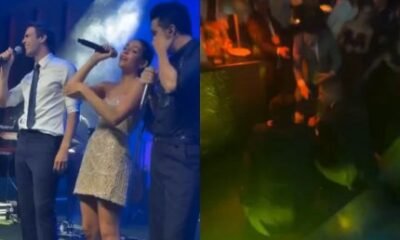 Discreto Kaka surpreende ao descer ate o chao e cantar