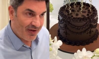 Edu Guedes se emociona ao celebrar aniversario ao lado de