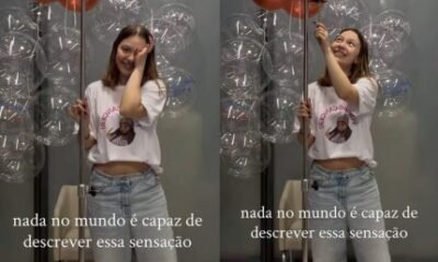 Emocao pura Neta de Carlos Alberto de Nobrega chora ao