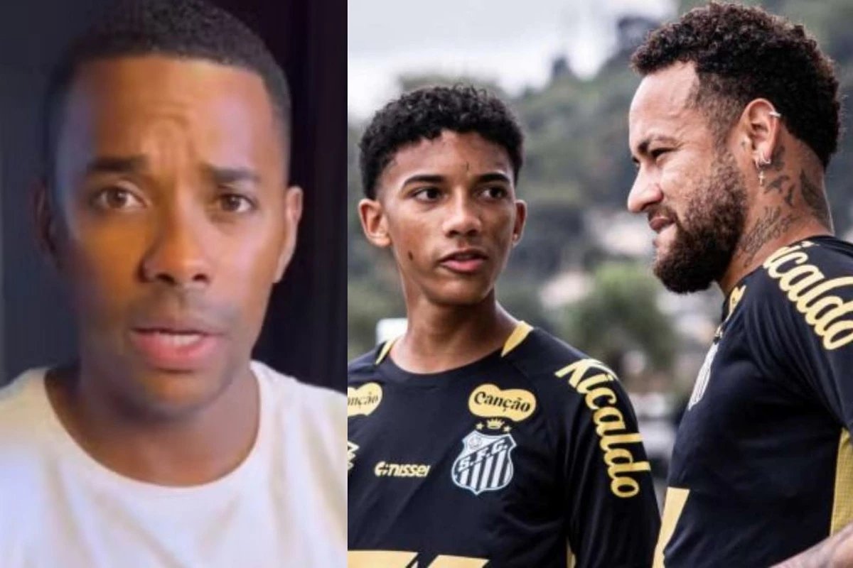 Esta teria sido a reacao de Robinho na prisao ao