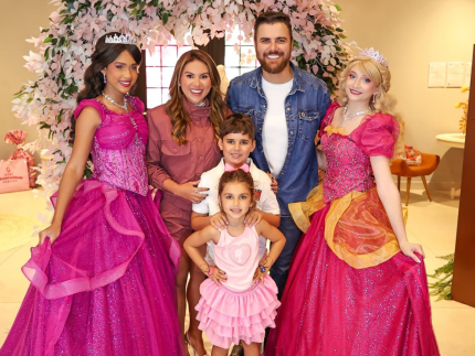 Filha de Ze Neto completa 6 anos e ganha festa