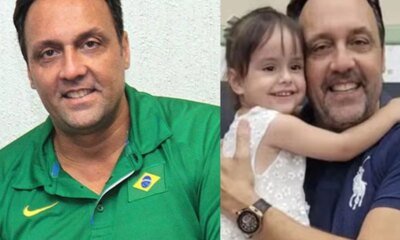 Filha de campeao olimpico e internada as pressas e transferida