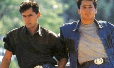 Foto rara de Leandro e Leonardo trabalhando na plantacao de