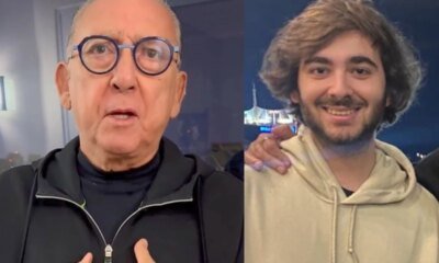 Galvao Bueno se manifesta apos ocorrido com o filho ‘Que