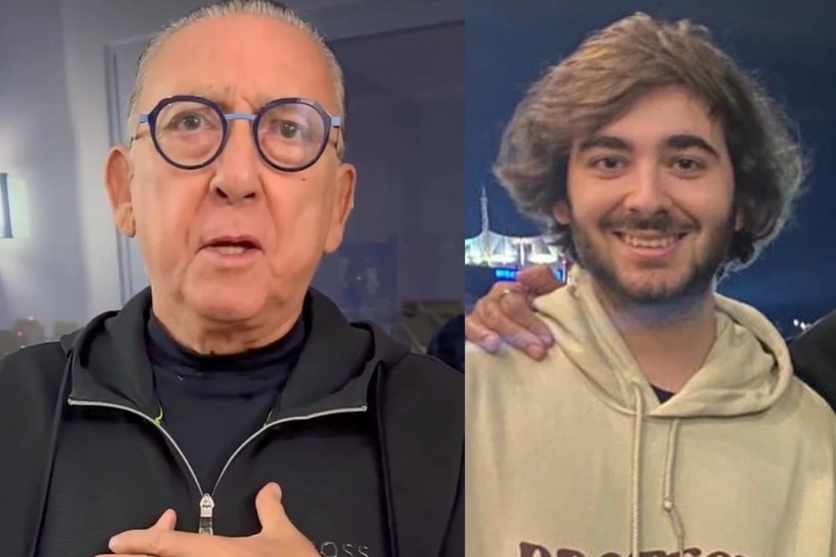 Galvao Bueno se manifesta apos ocorrido com o filho ‘Que