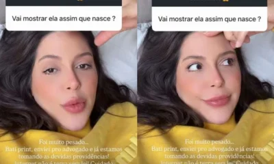 Gravida ex BBB Lais Caldas cogita esconder o rosto da.webp