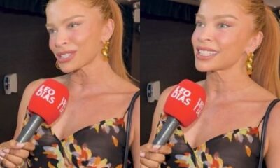 Grazi Massafera celebra sucesso de Arminda e Dona Beja e