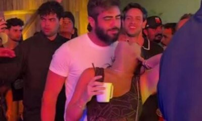 Henrique dupla de Juliano puxa o cabelo da esposa durante