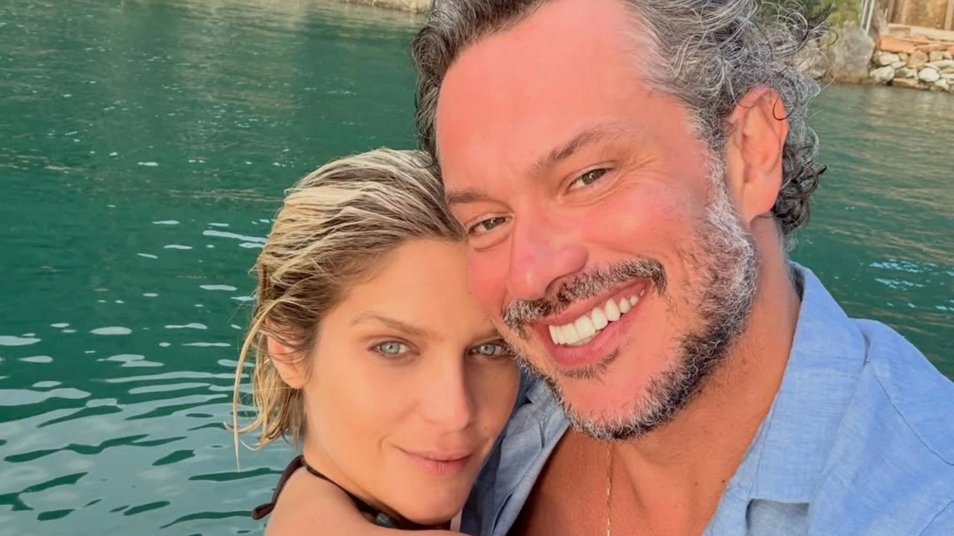 Isabella Santoni recebe homenagem do marido no aniversario Mulher.webp