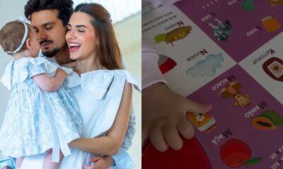 Jade Magalhaes derrete fas ao mostrar momento de aprendizado de