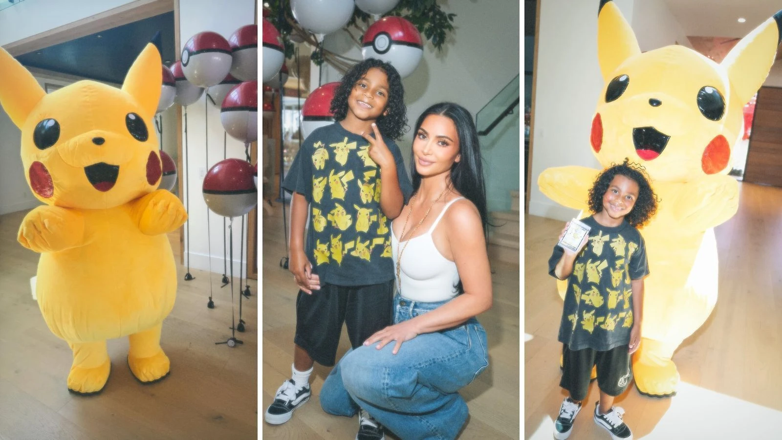 Kim Kardashian faz festa para o filho com Pokemon.webp