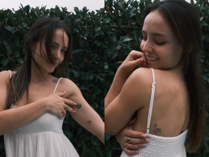 Larissa Manoela faz novas tatuagens inspiradas em personagens da Disney