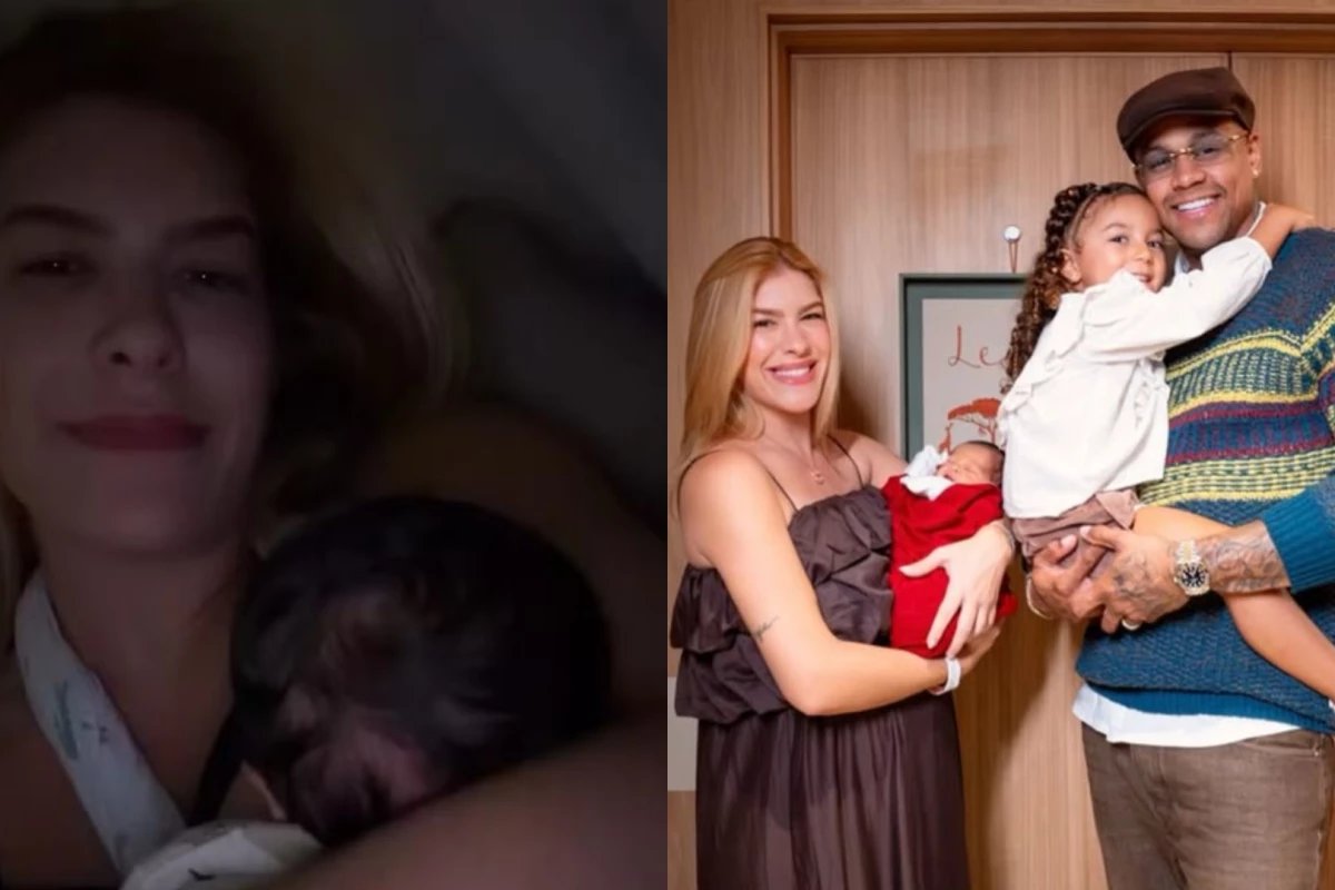 Lore Improta surge exausta com o filho e desabafa sobre