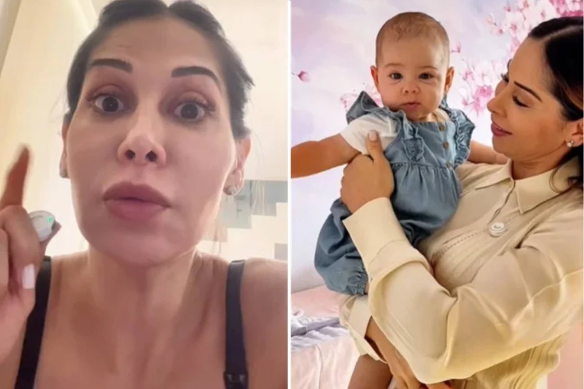 Maira Cardi revela protocolos de seguranca apos filha contrair bronquiolite