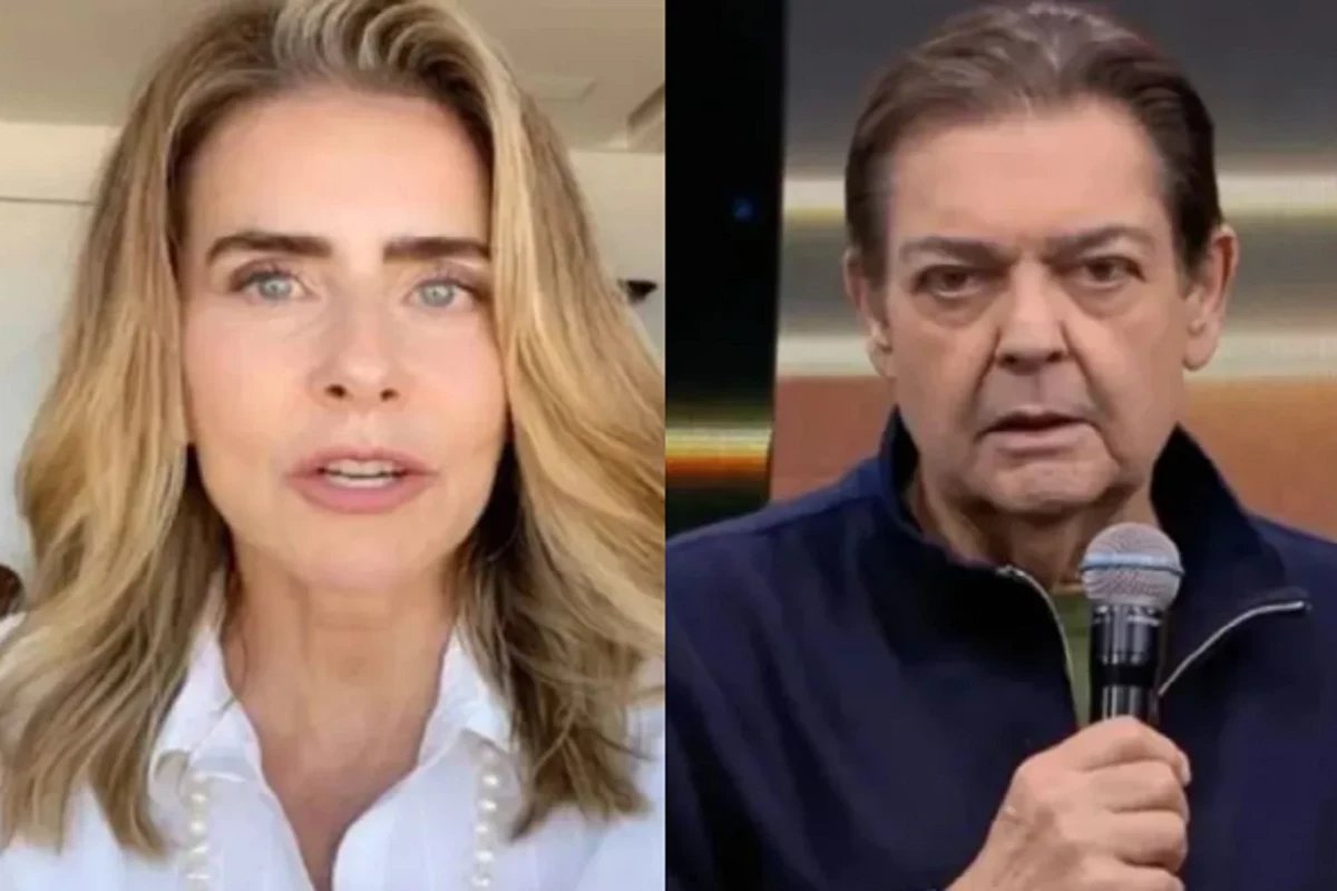 Maite Proenca foi surpreendida por Faustao na epoca da Globo