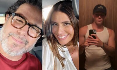 Murilo Benicio e Giovanna Antonelli reagem a estreia do filho