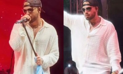 Nao gostou Ze Felipe interrompe show apos plateia gritar o