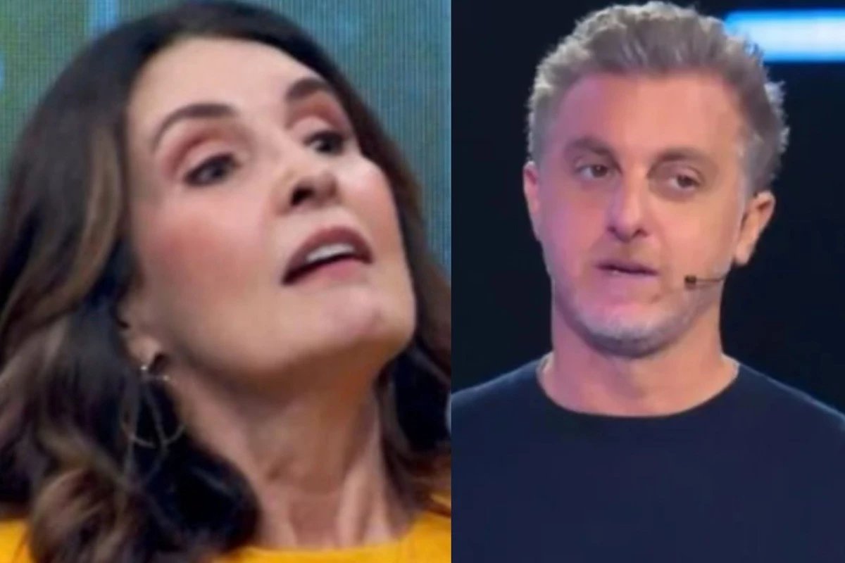 No Domingao Fatima Bernardes alfineta Luciano Huck e leva resposta