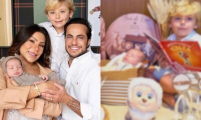 Papai do ano Thammy Miranda emociona ao mostrar celebracao intima