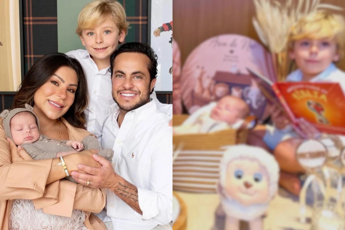 Papai do ano Thammy Miranda emociona ao mostrar celebracao intima
