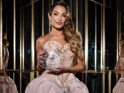 Patricia Poeta celebra homenagem em Cannes Aquela menina esta radiante