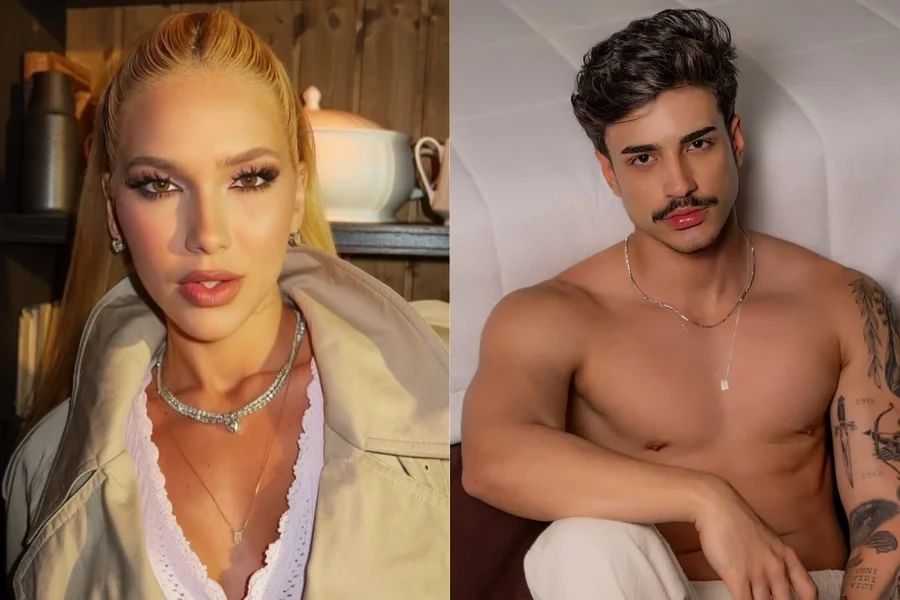 Quem e o modelo bonitao que Virginia interagiu apos.webp