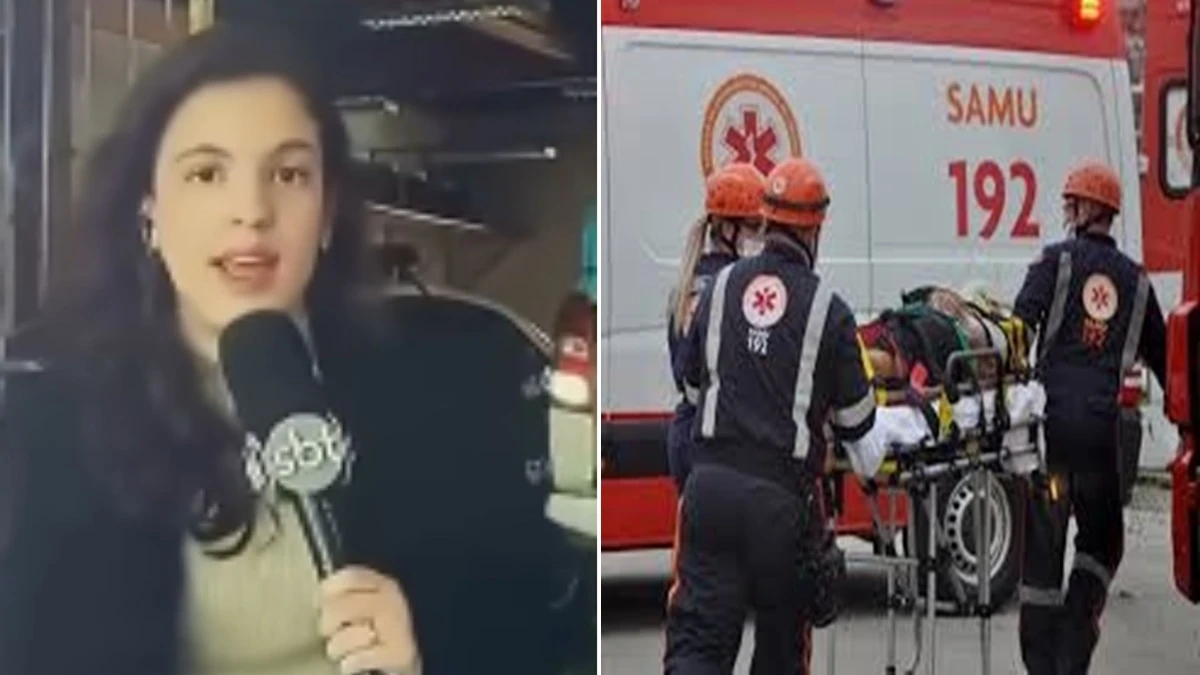 Reporter do SBT e atropelada AO VIVO por viatura.webp