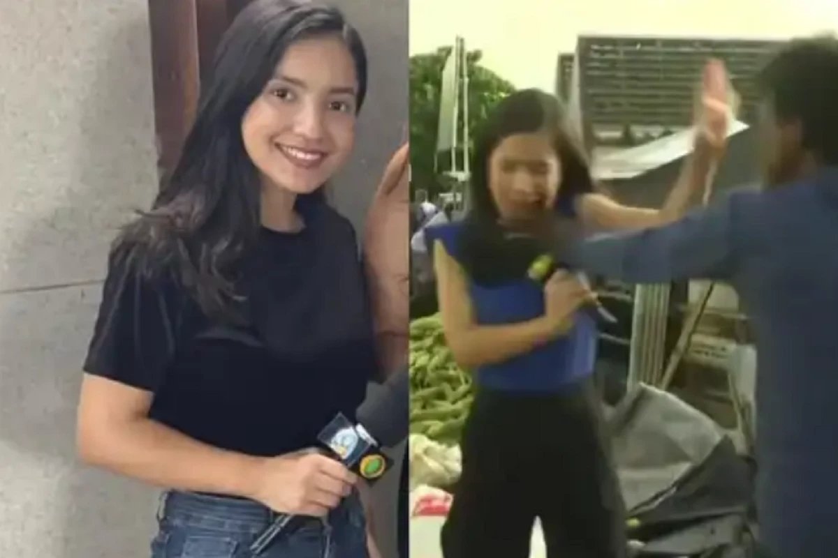 Reporter e agredida ao vivo e estado de saude acaba