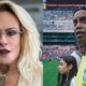 Ronaldinho Gaucho da bolo em programa ao vivo e leva