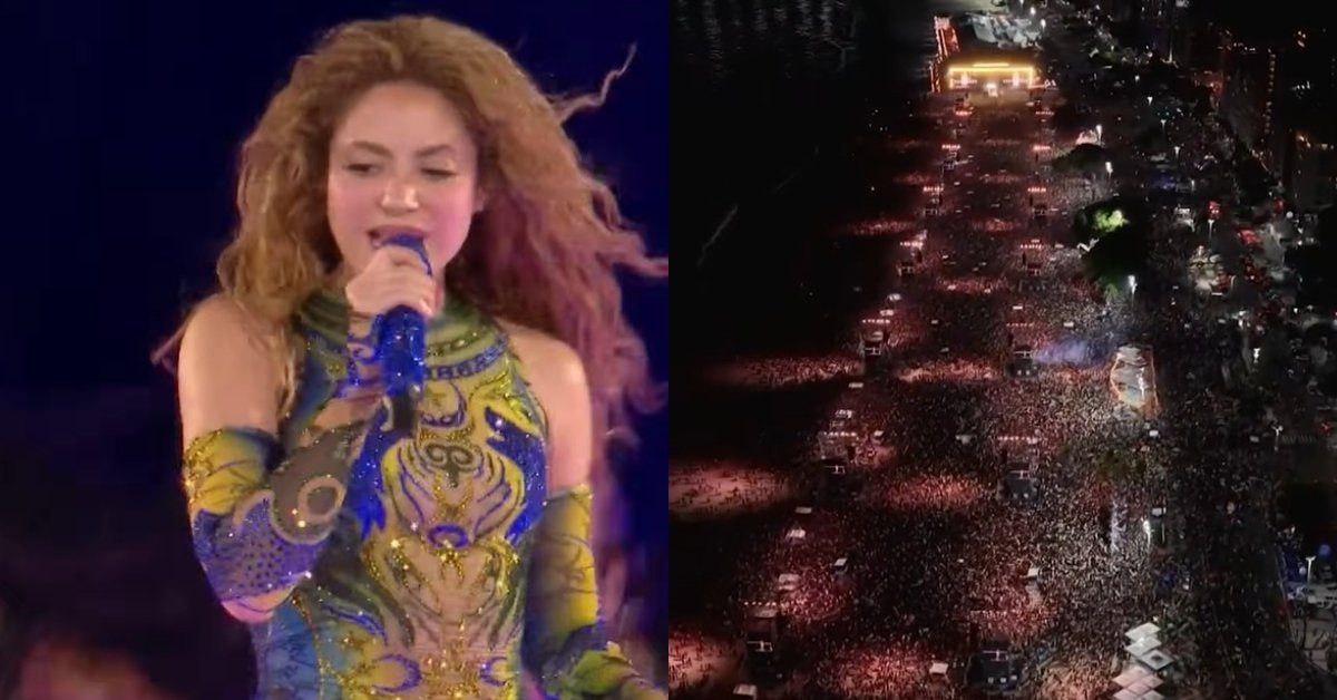 Shakira divulga carta aberta apos show em Copacabana marcado por
