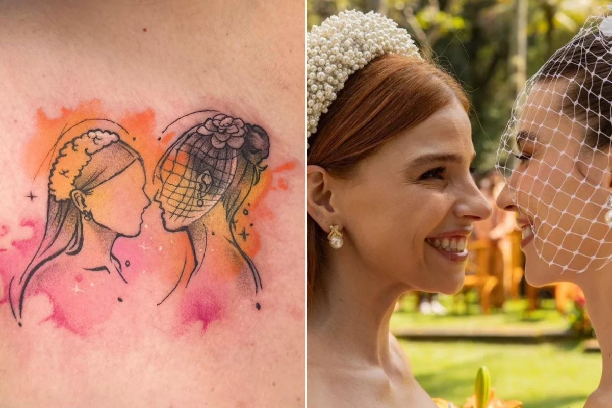 Tres Gracas fa eterniza casal Loquinha na pele e rebate