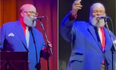 Video cantor e atingido por rolha durante show Ed Motta