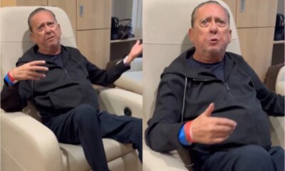 Video mostra Galvao Bueno no hospital e ele avisa ‘Vou