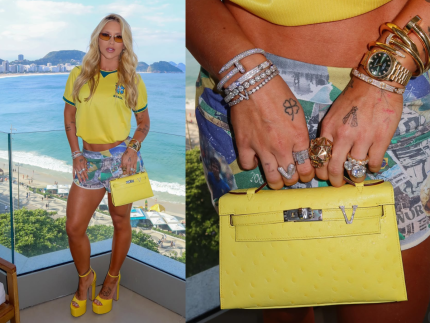 Virginia mostra look para amistoso do Brasil e aposta em