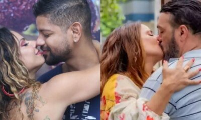 Viviane Araujo expoe reacao do marido apos gravacoes romanticas com