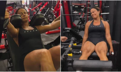Viviane Araujo retoma treinos apos viagem Perder quilinhos adquiridos.webp