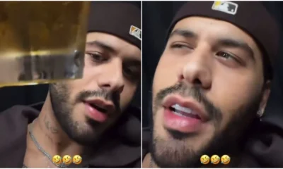 Ze Felipe faz comemoracao apos termino de Virginia veja.webp