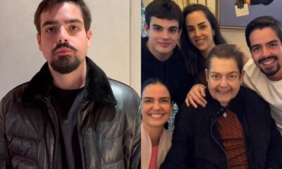 ‘Esta nesses ultimos… coube ao filho de Faustao dar noticia