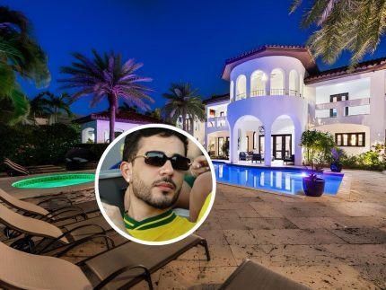 10 quartos e muito luxo a mansao alugada por Carlinhos