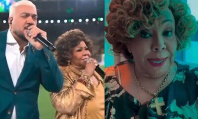 Alcione se manifesta apos ocorrido ao cantar o hino nacional