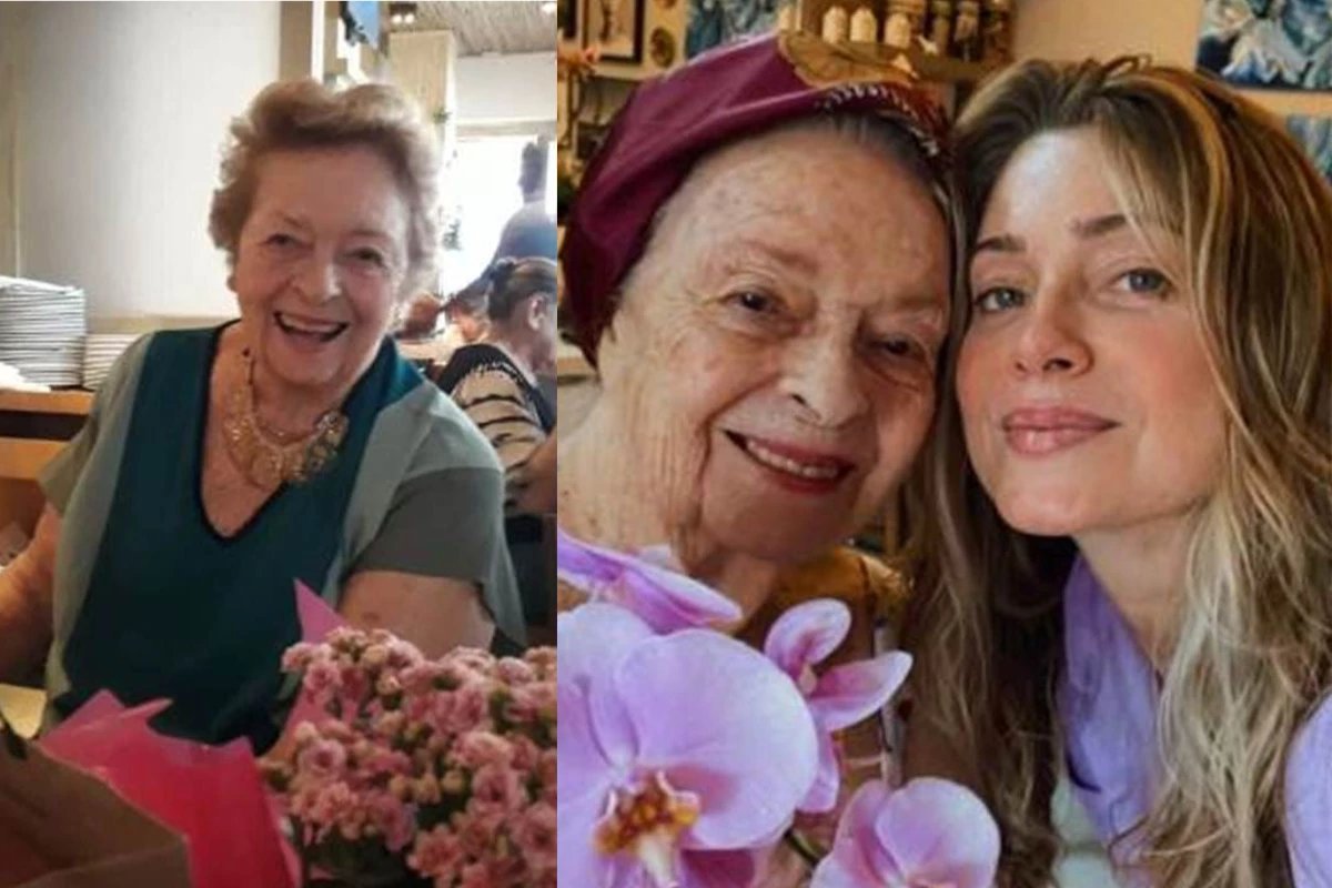 Aos 94 anos ocorrido com a mae de Leticia Spiller