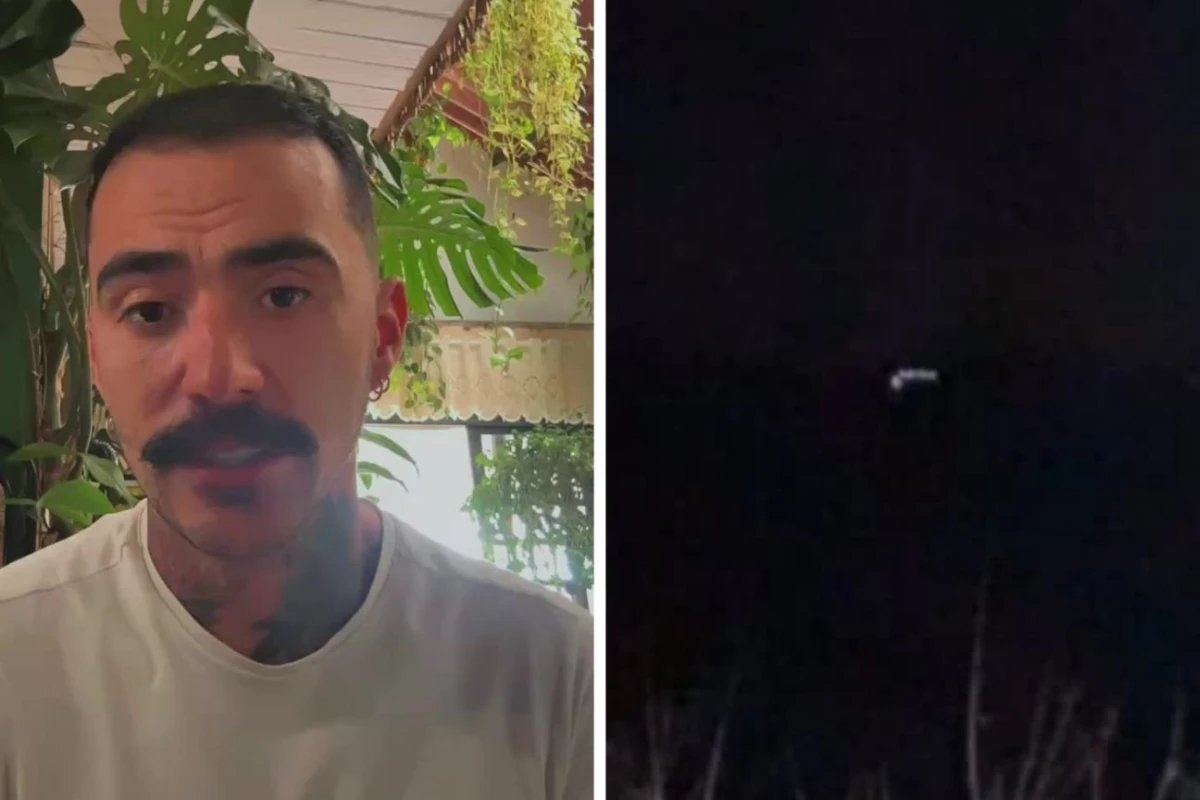 Apos filmar suposto OVNI no Parana influenciador Mayk Leao toma
