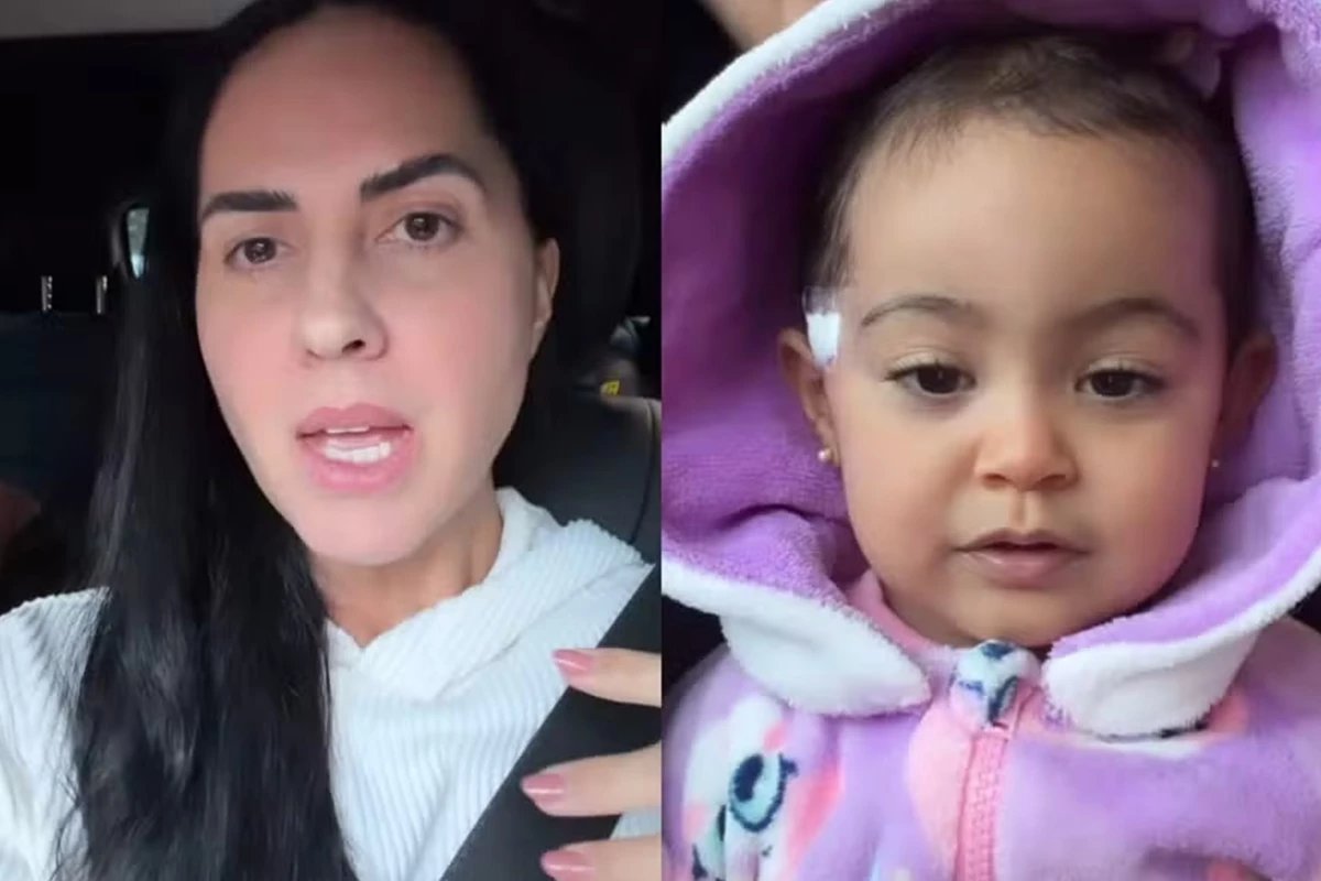 Biopsia da filha tem resultado positivo e Graciele se manifesta