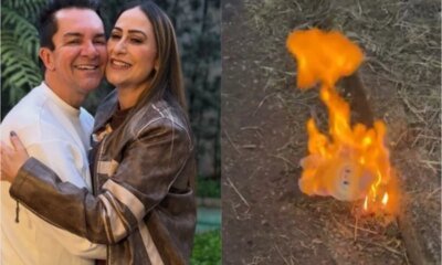 Boneco Labubu causou incendio na casa de Regis Danese Esposa